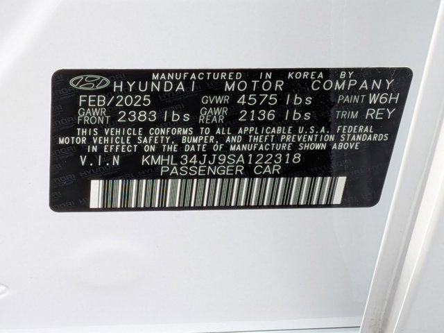 2025 Hyundai Sonata Hybrid SEL