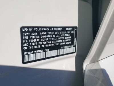 2021 Volkswagen Arteon SE