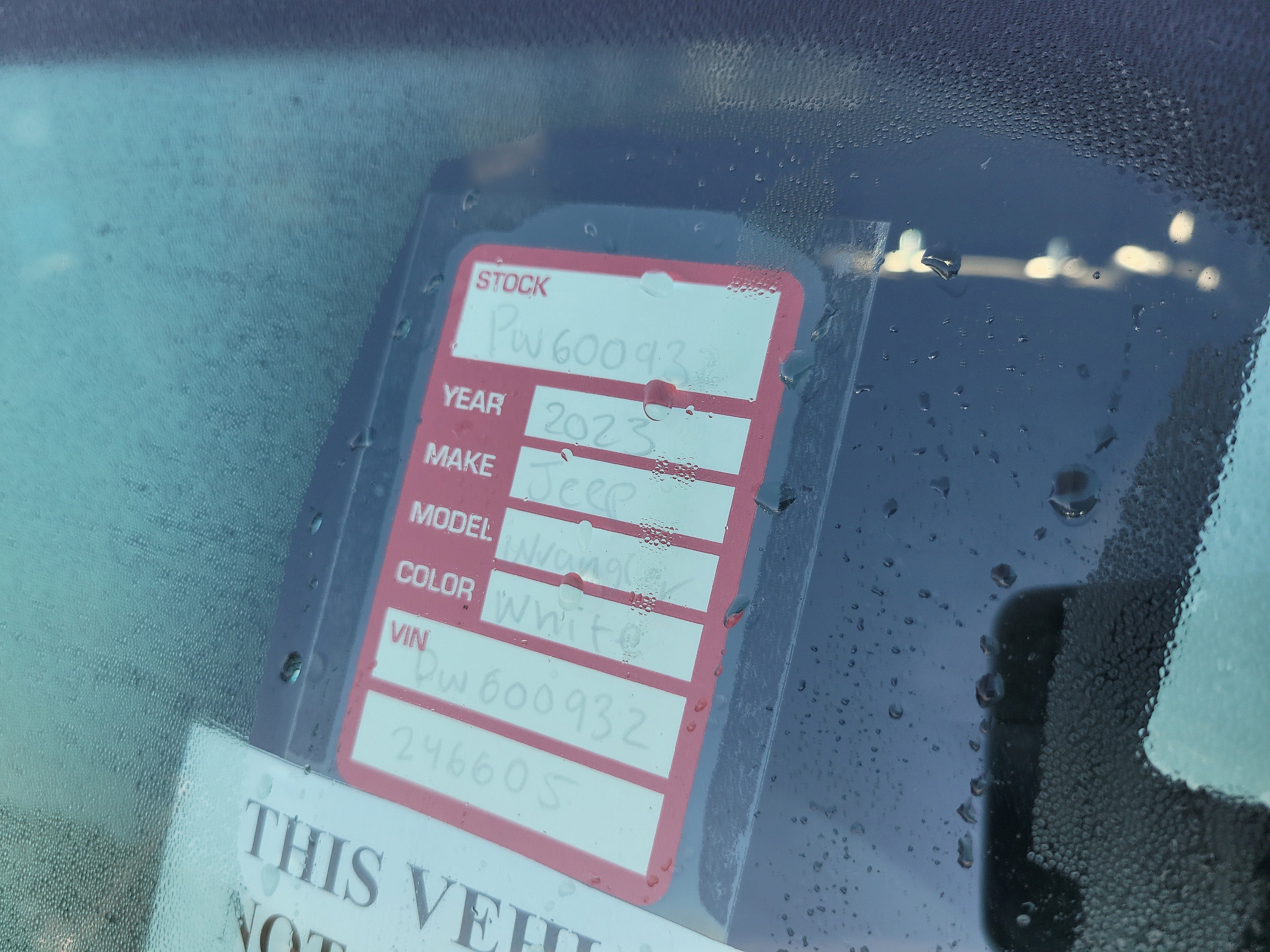 2023 Jeep Wrangler Sport S