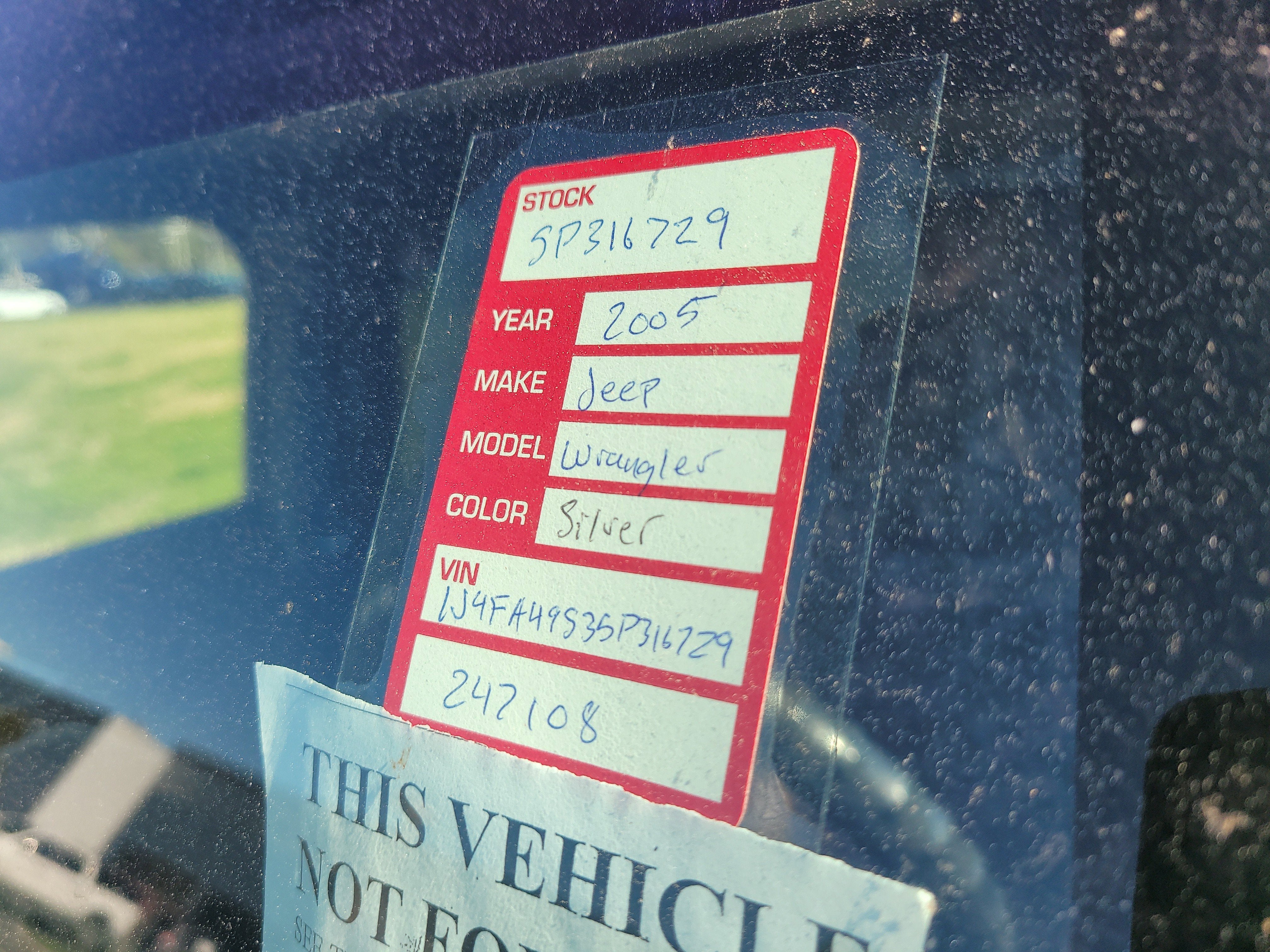 2005 Jeep Wrangler Sport