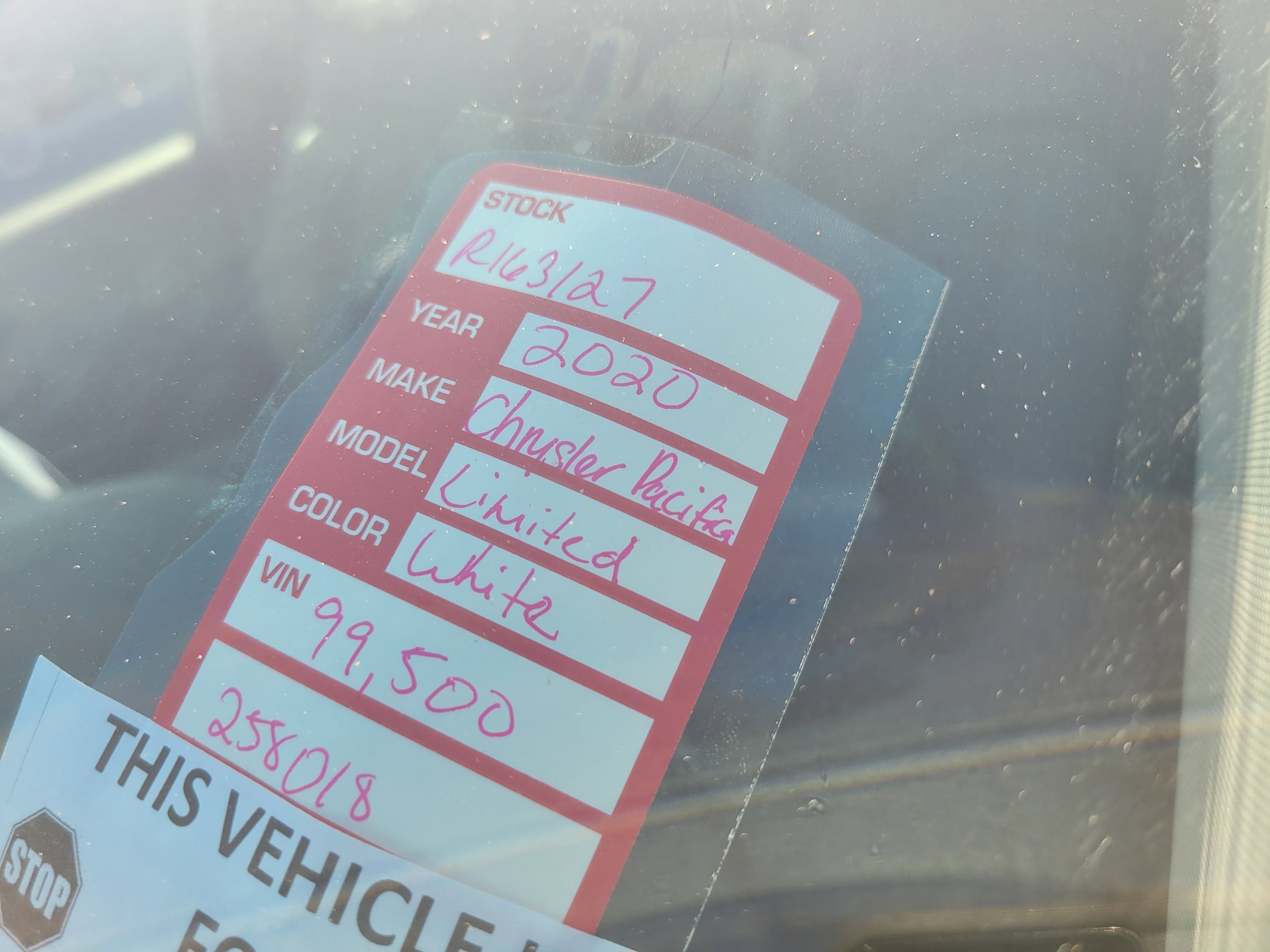 2020 Chrysler Pacifica Limited