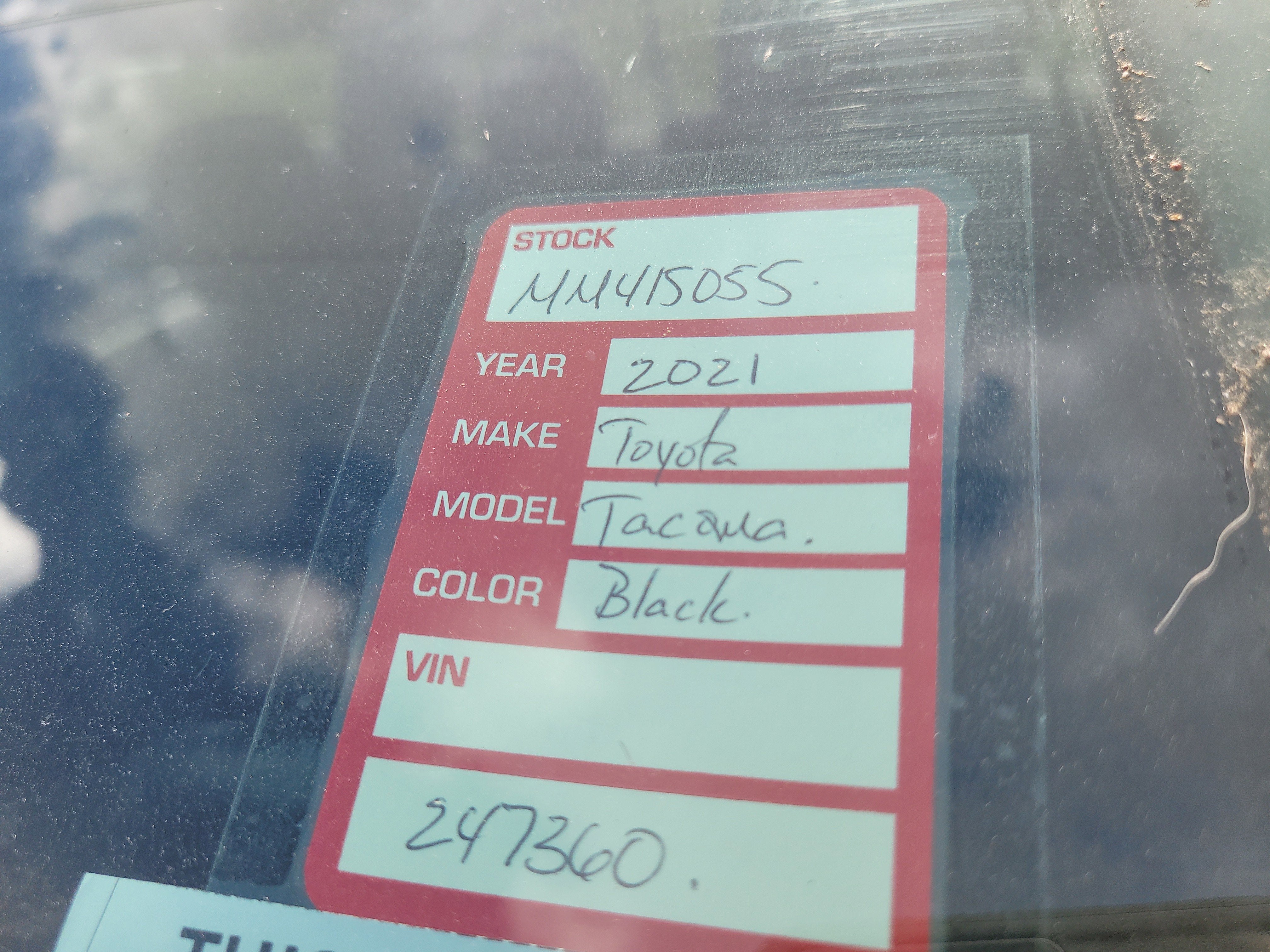 2021 Toyota Tacoma 4WD Base