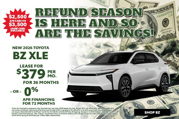 New 2026 Toyota BZ