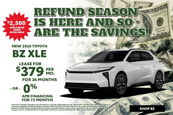 New 2026 Toyota BZ
